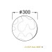 Πλαφονιέρα δίφωτη σε σχήμα στρόγγυλο Ø30 λευκό γυαλί με διάφανες γραμμές και μεταλλικά στηρίγματα σε χρώμιο | Aca | XD05300
